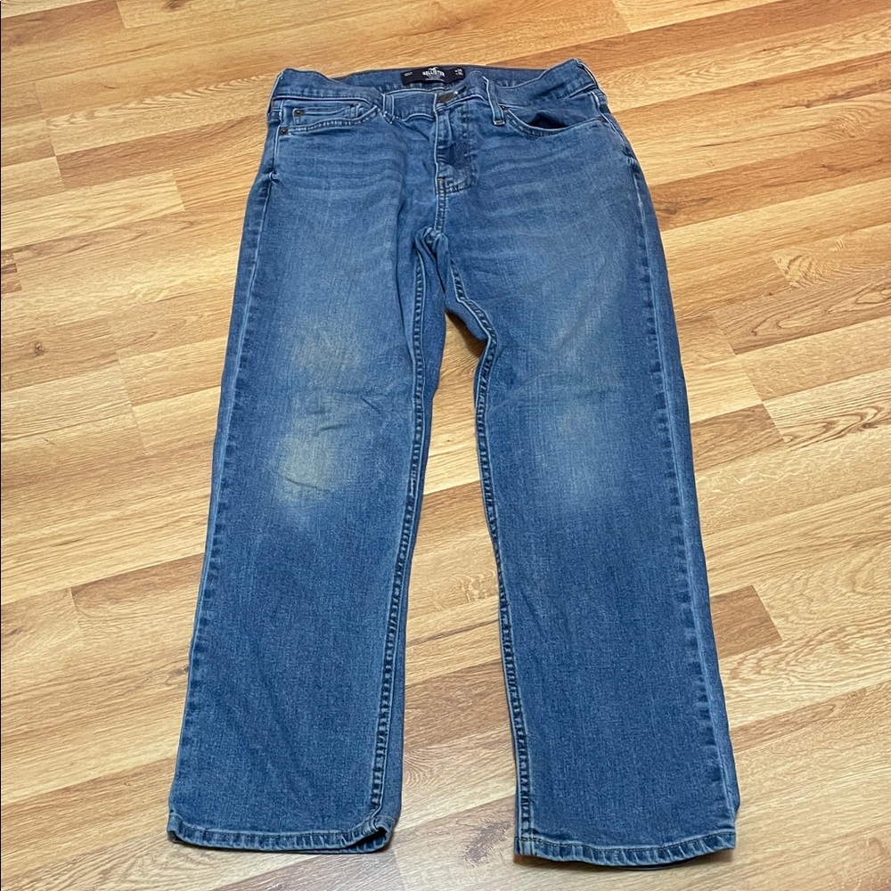 Hollister Epic Flex Straight Blue Jeans